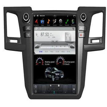 15-инчов Екран PX6 Tesla Мултимедиен авто плейър За Toyota Hilux Revo Srv Fortuner Android Радио Авто Стерео GPS Carplay