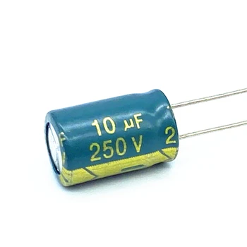 30 бр./лот 250 10 icf алуминиеви електролитни кондензатори размер 8 * 12 10 icf 20%