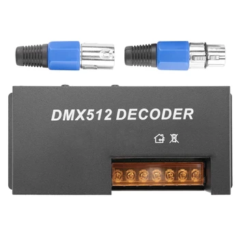 4-Канален DMX Декодер RGBW PWM DMX512 Водача диммера RGBW Контролер led лента 12-24 vdc