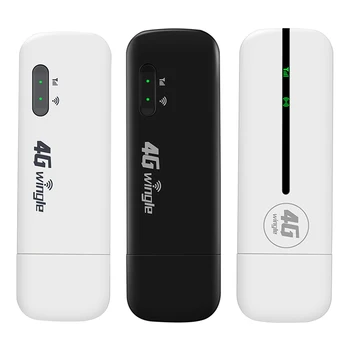 4G WiFi Ключ 150 Mbps с USB модем Портативен Рутер със слот за СИМ-карта-Широк Обхват 4G Безжичен Рутер Азиатската Версия/Версия ЕС