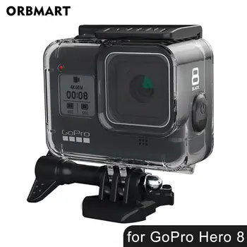 60 м Подводен водоустойчив калъф за GoPro Hero 8, защитната обвивка, корпус, Черен обектива на камерата, Защитно покритие, определяне на корпуса