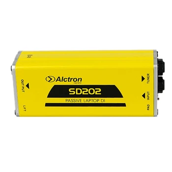 Alctron SD202 Пасивен DI Box с преобразуването на импеданс DI BOX С ефект за електрическа китара Директно свързване