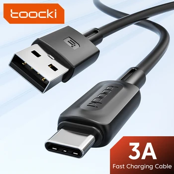 Toocki3a USB Type C Кабел За Realme Xiaomi Samsung S21 Тел за бързо Зареждане USB-C Зарядно Устройство Кабел за данни За iPad, Samsung Poco USB C