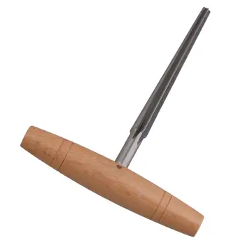 Tooyful Скрипичная детайл от неръждаема Стомана, Флейта, Инструмент за ремонт на дупки за Колчета, Удължител, дървена дръжка
