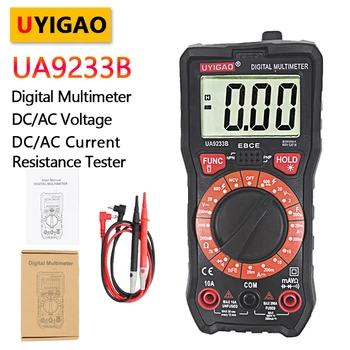 UYIGAO UA9233B Цифров мултицет 600 dc/ac напрежение, Измерител на съпротива капацитет, Професионален мултицет