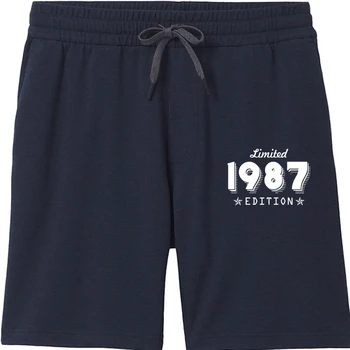 WEELSGAO Trend Лимитированная серия от 1987 г. на Р. 30-та година от Раждането на Възраст Подарък с принтом стръмни мъжки къси панталони за Мъже