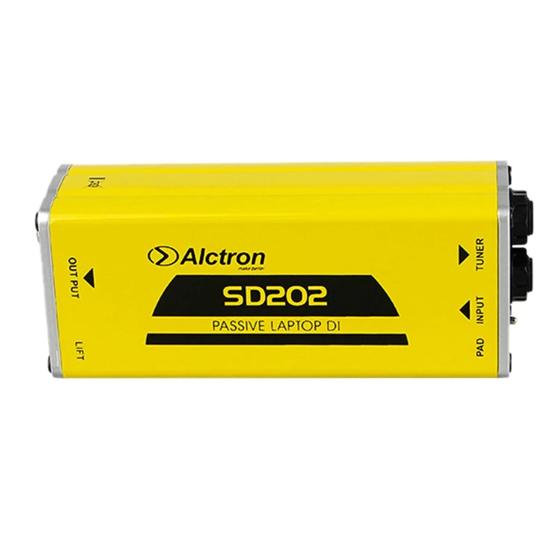 Alctron SD202 Пасивен DI Box с преобразуването на импеданс DI BOX С ефект за електрическа китара Директно свързване0