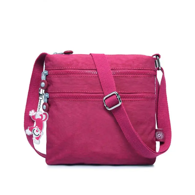 Дамска чанта-месинджър с Цветен Модел, Найлонови Дамски чанти през рамо, Дамски Модни Дамски чанти, Ученически чанти, Sac A Main0
