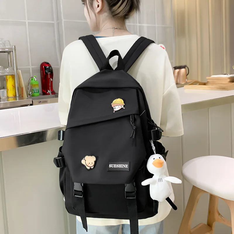 Корейската версия, Универсална раница за старшеклассниц в стил Харадзюку, Дизайнерска чанта за момичета, Корейска детска голям капацитет, Стил Ins Bolsas0
