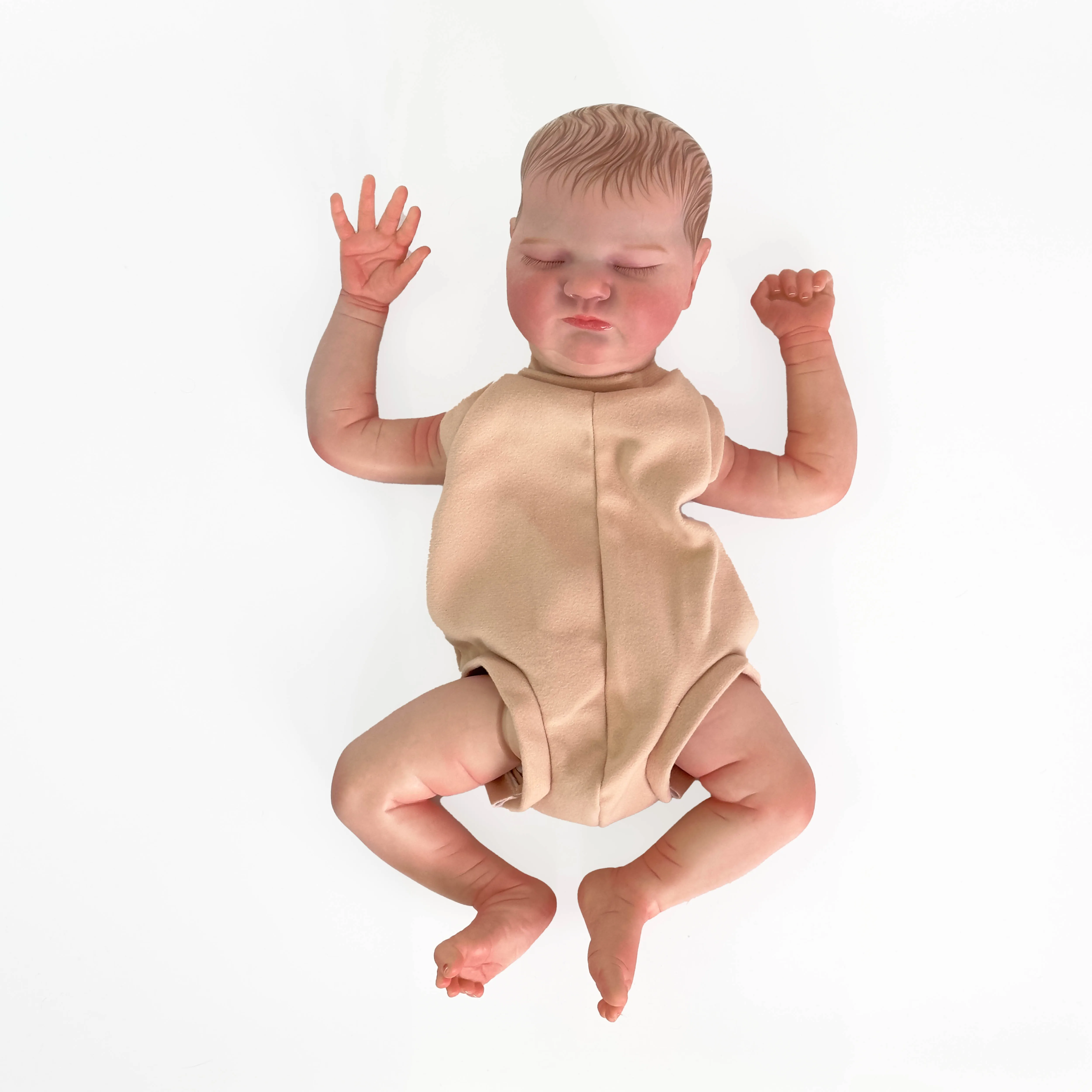 Санди 19 инча Комплект за Новородено Кукли Реборн Baby Quinlyn Реалистични Меки На Пипане Вече Боядисани Непълни Част на Кукли0