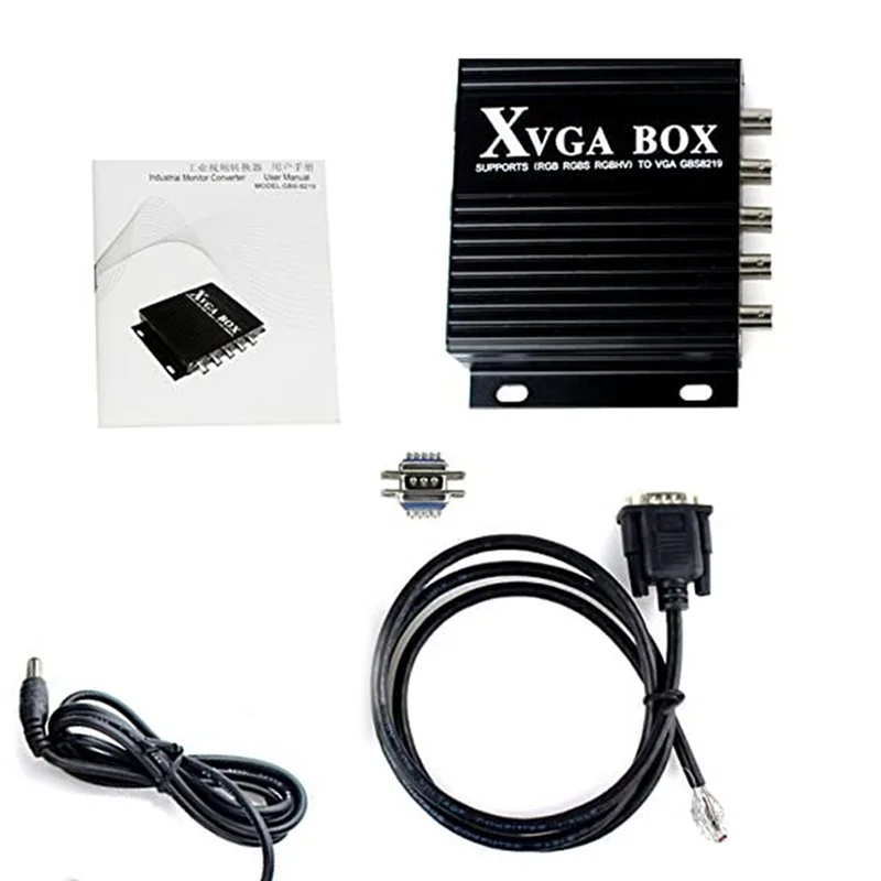 XVGA Box RGB RGBS MDA CGA EGA в Промишлени Монитор VGA Конвертор Видео GBS-8219 Индустриален Монитор Конвертор US Plug1