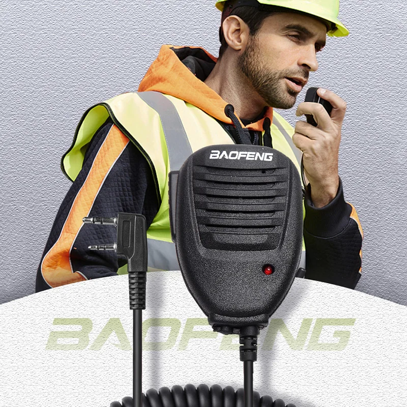 Ръчен микрофон за радиостанции, на раменната микрофон Baofeng UV5R /888SK, главоболие ръчен микрофон, говорител на вътрешната комуникация, ръчен микрофон1