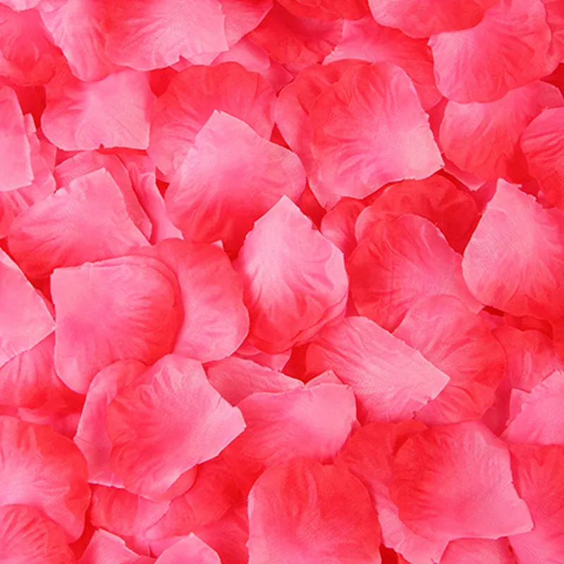 200 бр изкуствени розови листенца за сватба, цветя за Свети Валентин, листенца от рози за специални и романтични вечери за къща Декор на бала2