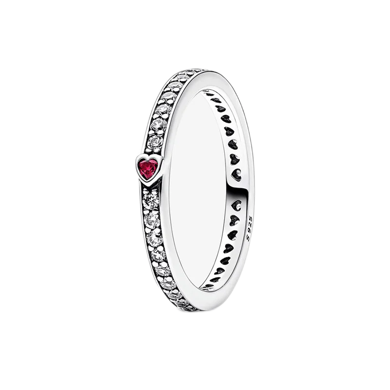 2023, нов пръстен от сребро s925 проби, серия love с оригиналното лого, подходящо за празнични подаръци на приятелите си2