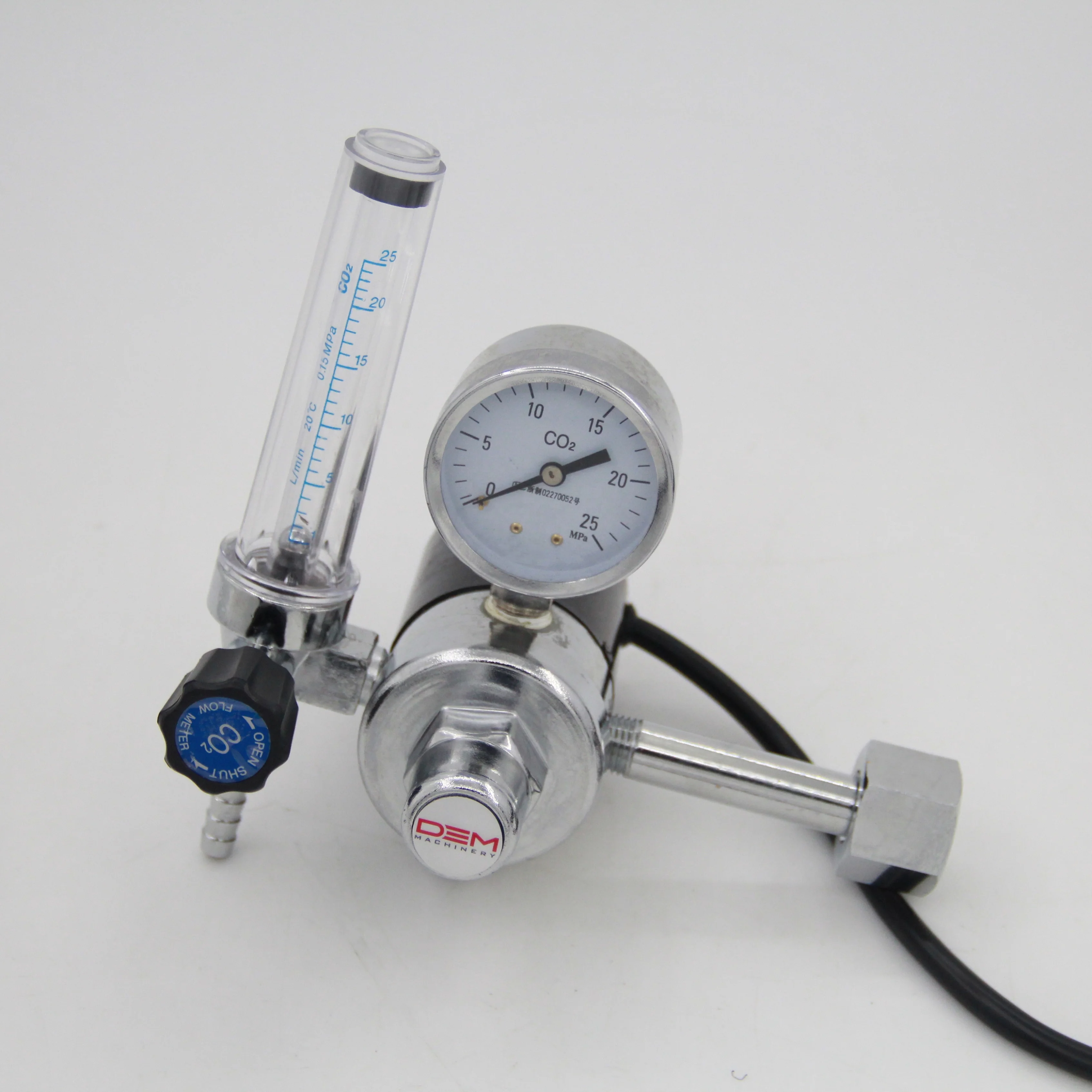 DEM WR1570E машина за висока точност на Месинг корпус намаляване на valve за намаляване на налягането на Co2 Регулатор на Co2 с нагревател 220 v /1102