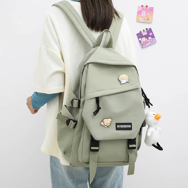 Корейската версия, Универсална раница за старшеклассниц в стил Харадзюку, Дизайнерска чанта за момичета, Корейска детска голям капацитет, Стил Ins Bolsas2