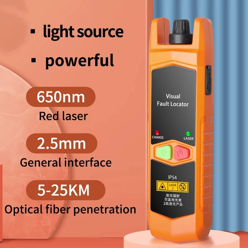Нов Мини Оптични електромера Червена светлинна писалка с тестер на оптичен кабел 10 Mw 20 Mw 30 Mw VFL FTTH2