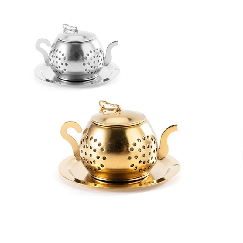 1 бр. Чай сепаратор под формата на чай гърне от неръждаема стомана, и Аксесоари за чаено набиране, Филтър за чаено топчета, Пакетче за чай с веригата3