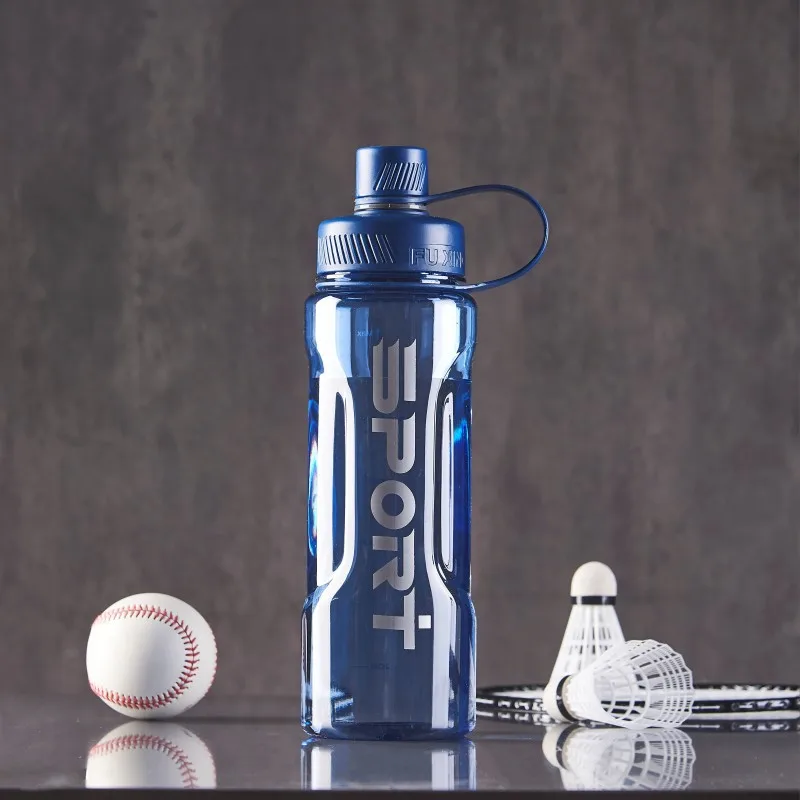 2л / 1л Голяма бутилка за вода, голям капацитет, с соломинкой Пластмасов преносима спорт, за спорт на открито, удебелена бутилка за вода със защита от падане, 2 литра3