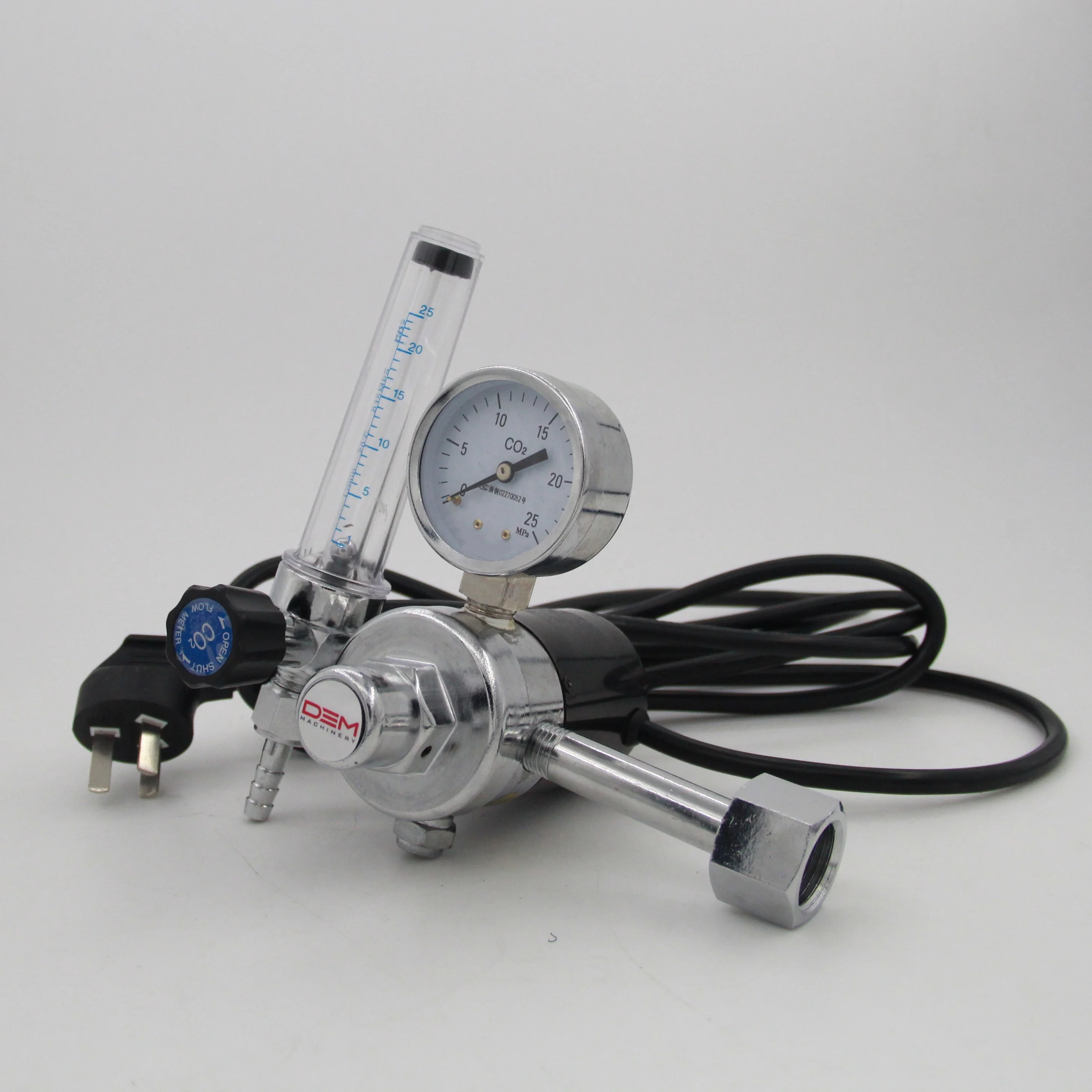 DEM WR1570E машина за висока точност на Месинг корпус намаляване на valve за намаляване на налягането на Co2 Регулатор на Co2 с нагревател 220 v /1103