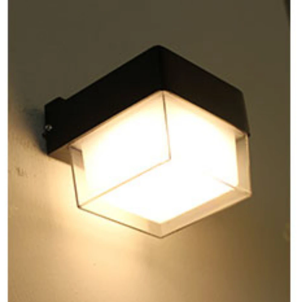 IP54 Водоустойчив, с монтиран на стената лампа с една глава Външно инженеринг осветление Ограда Градина Провинциален двор, Вила, Веранда Уличен фенер3