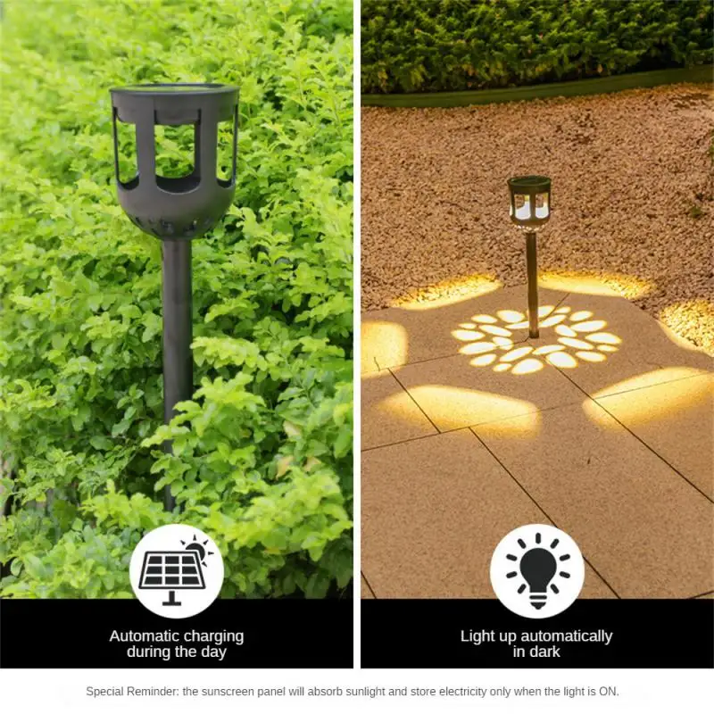 Led Слънчев Заземен лампа, Лампа за косене на трева, Креативна Форма на Лапи, Водонепроницаемое Декоративно осветление за вашия Двор, парк, градина, стълби3