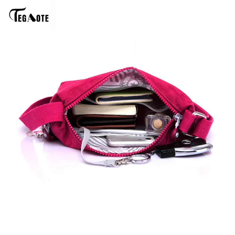 Дамска чанта-месинджър с Цветен Модел, Найлонови Дамски чанти през рамо, Дамски Модни Дамски чанти, Ученически чанти, Sac A Main3