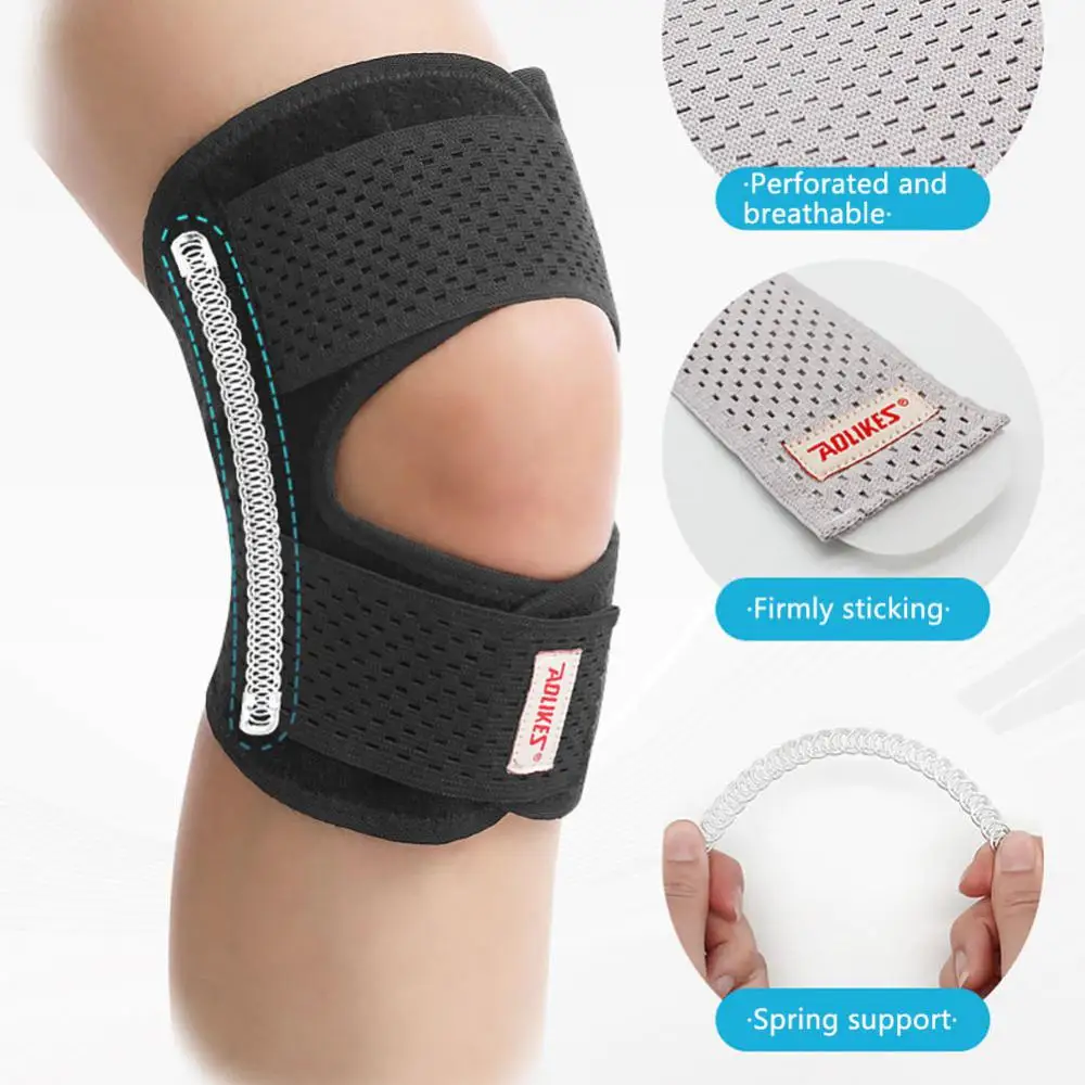 Тънък Баскетболен спортен дишаща коляно-мениск Със защита за защита на коляното Спортна сигурност3