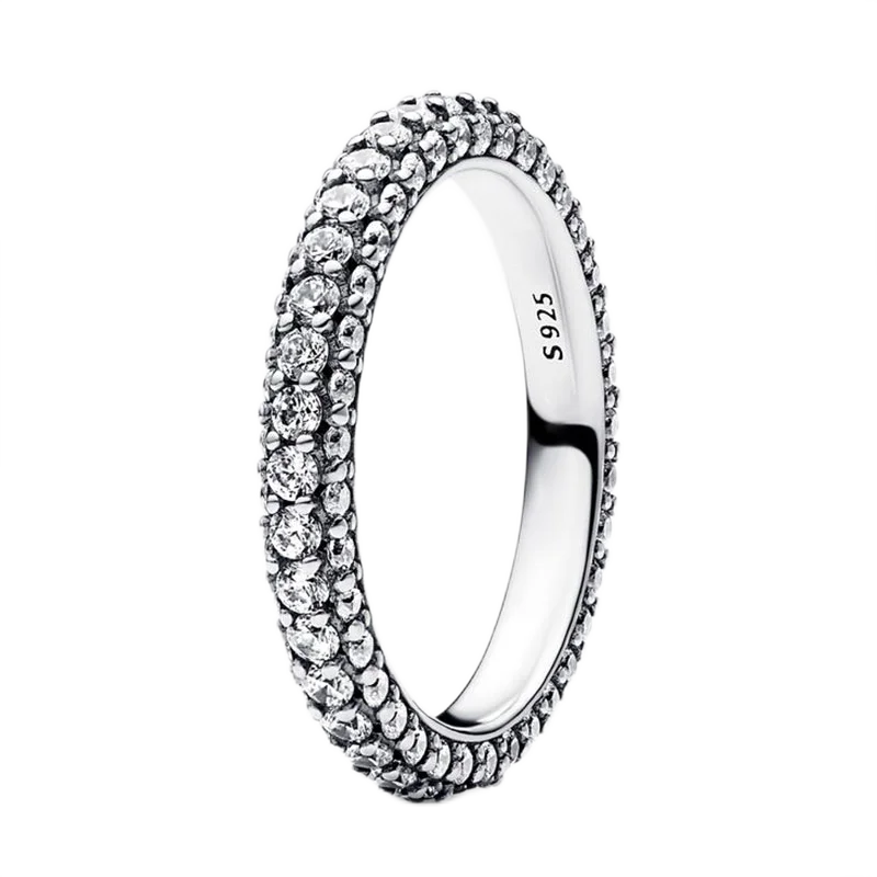 2023, нов пръстен от сребро s925 проби, серия love с оригиналното лого, подходящо за празнични подаръци на приятелите си4
