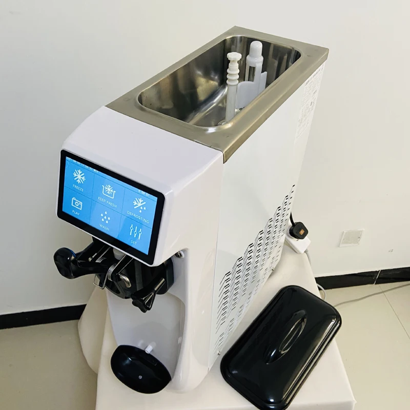 PBOBP Машина за приготвяне на сладолед с замразени плодове Начало, напълно автоматична Мини машина за приготвяне на крем, битова машина за приготвяне на сладолед4