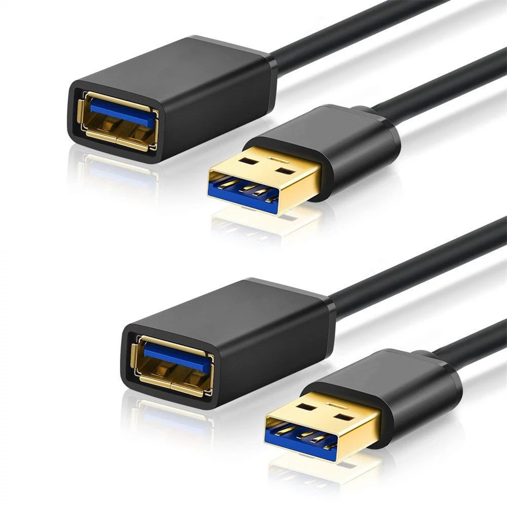 1-8 бр. Удължител Kebiss USB3.0 за Smart TV One SSD, USB-USB кабел-удължител за пренос на данни Mini USB3.0 2,0 Удължител5