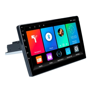 Авто мултимедиен плеър с 1 DIN Android 9.1, Кола стерео Радио, 9-инчов Регулируема Пин екран, FM-GPS навигация, MP5 плейър