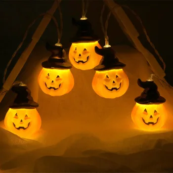 Гирлянди за Хелоуин 8 режима на Празнични светлини за украса на парти за Хелоуин