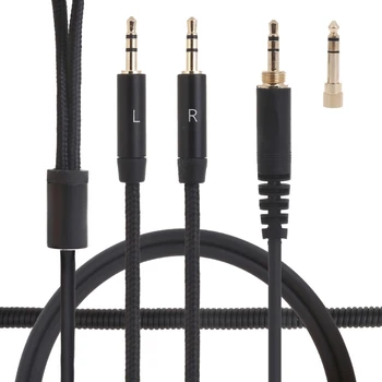 Гладка слушалки Пружинен кабел за Republic Слушалки Tracks Взаимозаменяеми кабел за слушалки Добра проводимост на Проводници за слушалки