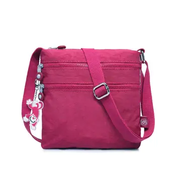 Дамска чанта-месинджър с Цветен Модел, Найлонови Дамски чанти през рамо, Дамски Модни Дамски чанти, Ученически чанти, Sac A Main