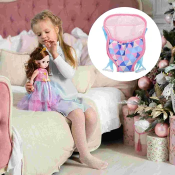 Дишаща переноска за момичета, набор от меки играчки, опаковки, аксесоари за детския мини-куклена къща