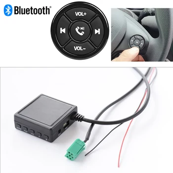 За Renault_ карта аудиовхода AUX, USB устройство с Bluetooth, музикален плейър, микрофон, телефон, безжичен волан с усилвател.