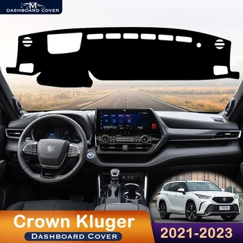За Toyota Crown Kluger 2021-2023 Покриване на арматурното табло на автомобила, избегающая за осветление на таблото платформа, маса, предпазна подложка, инструмент килим, кожа