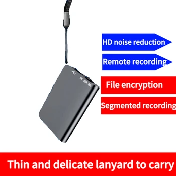 Записывающая дръжка Q61 HD намаляване на шума Сверхдлинный режим на готовност Преносим Интелигентен Компактен диктофон с гласов контрол 8G 16GB 32GB