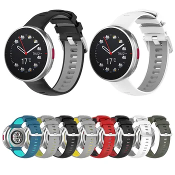 Каишки за ръчни часовници Polar Vantage V2, силиконов двоен спортен гривна, Подмяна на въжета за смарт часа Correa