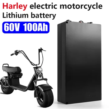 Литиева Батерия Электромобиля Harley 18650 60V 100Ah за Двухколесного Складного Електрически Скутер Citycoco, Велосипед