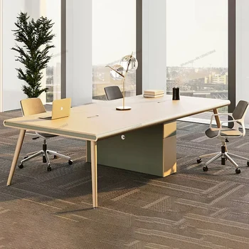 Маса за срещи, дългата маса, минималистичная модерна голям и малък офис мебели, маса за преговори, маса за тренировки, офис бюро