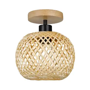 Окачен лампа Bambbo без крушка, Окачена лампа E26 с бамбуковым топка