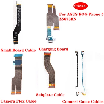 Оригинал За ASUS ROG Phone 5 ZS673KS Type-C USB докинг станция за Зареждане Камера в Основата на дънната Платка за Свързване на Играта Flex Кабел, резервни Части За Ремонт на