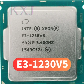 Процесор Intel Xeon E3-1230V5 E3 1230 V5 Четириядрен процесор 1151-land FC-LGA Настолен процесор