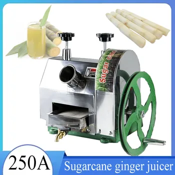 Ръчна Машина за производство на сок от захарна тръстика, Сокоизстисквачка за сок от захарна тръстика, Сокоизстисквачка от неръждаема стомана